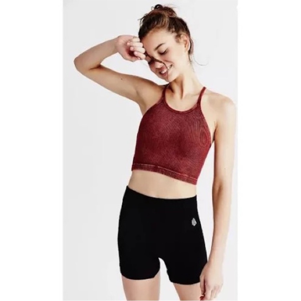 Free people black ribbed bike shorts XS/Small